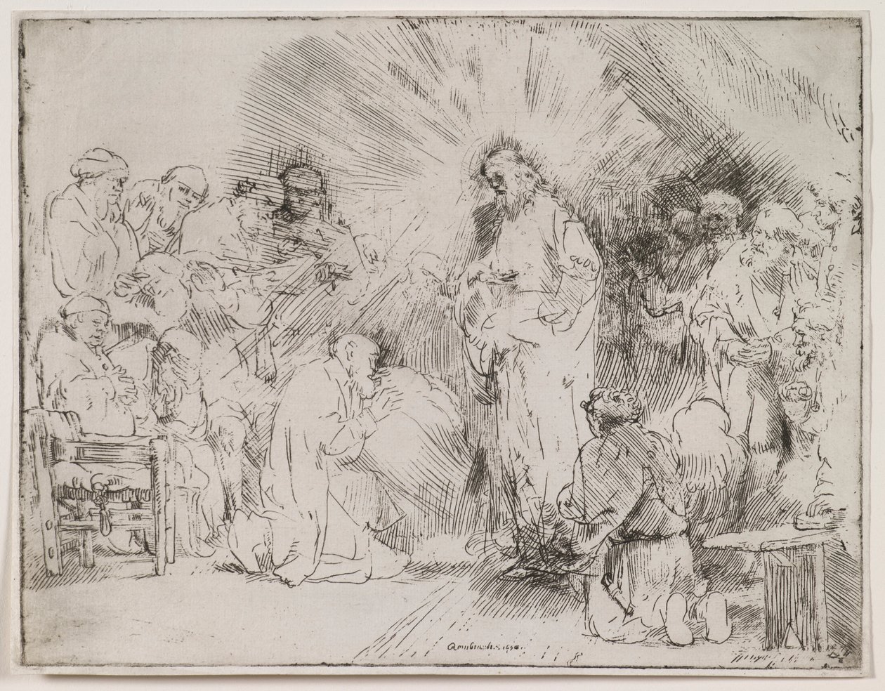 Cristo che appare agli apostoli da Rembrandt van Rijn