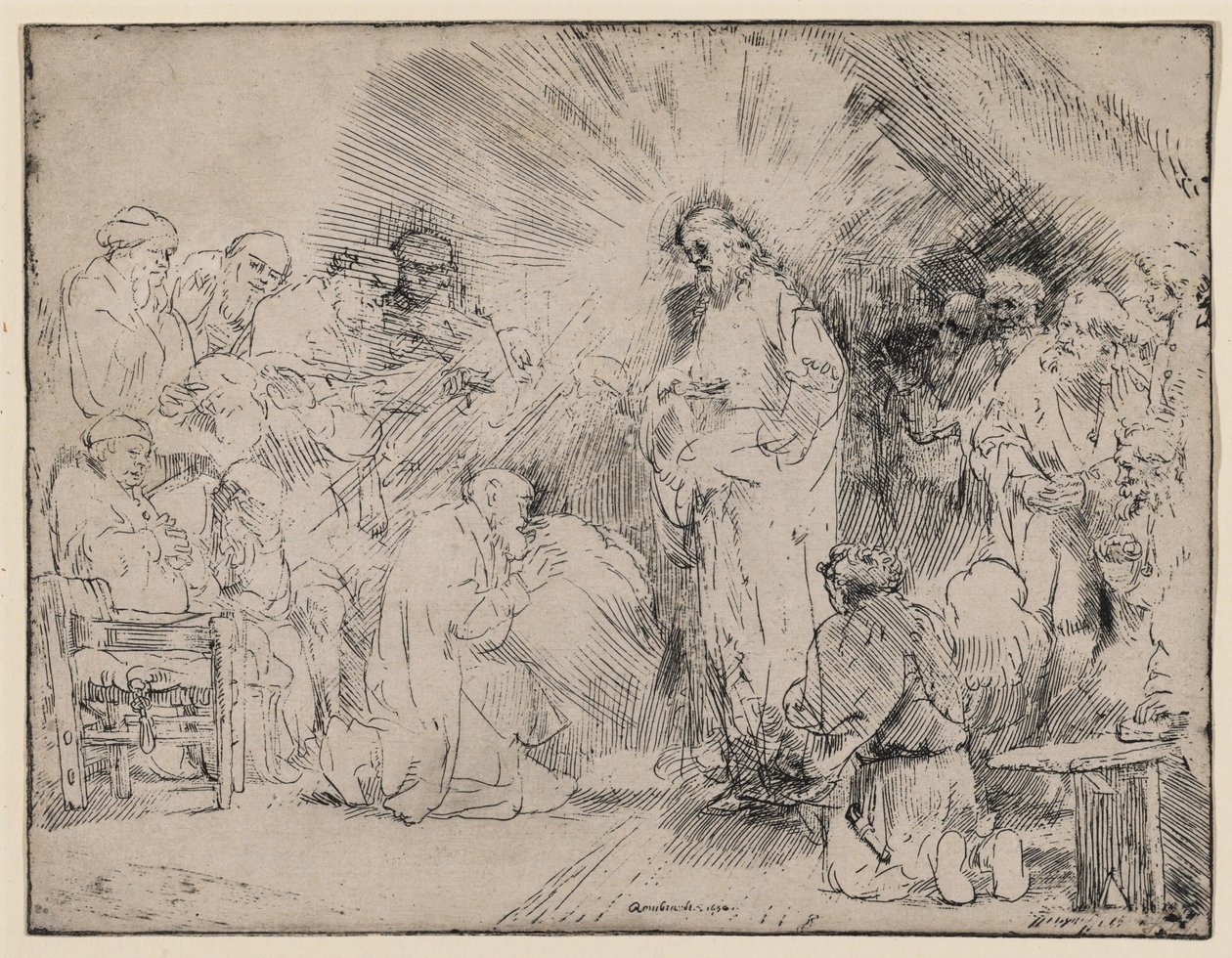 Cristo che appare agli apostoli da Rembrandt van Rijn