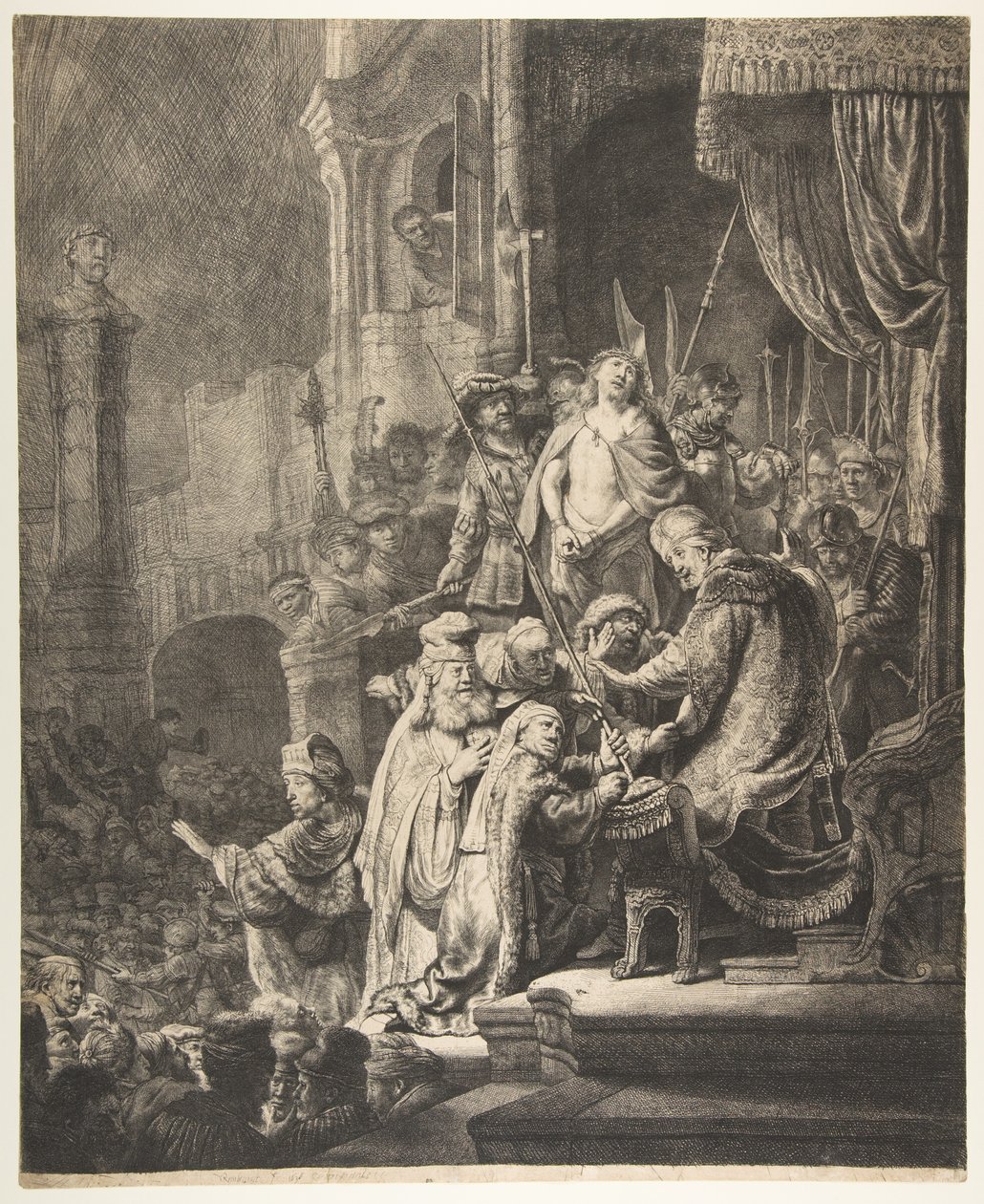 Cristo davanti a Pilato: la grande tavola da Rembrandt van Rijn