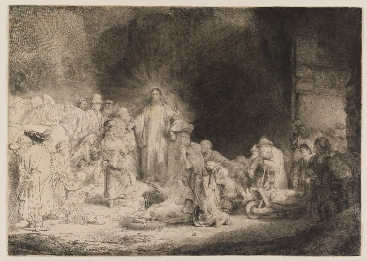Cristo che guarisce i malati da Rembrandt van Rijn