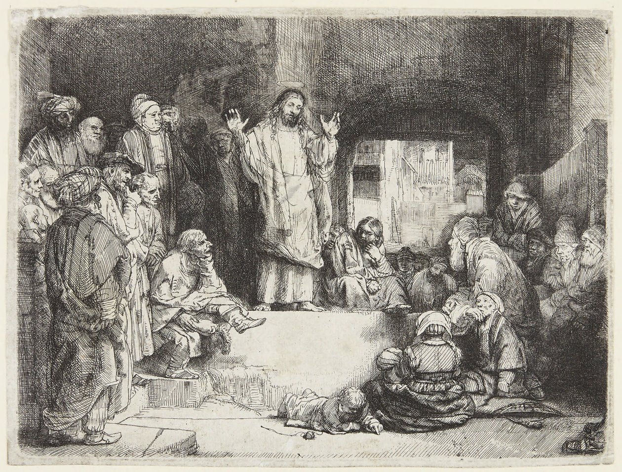 Cristo che predica da Rembrandt van Rijn