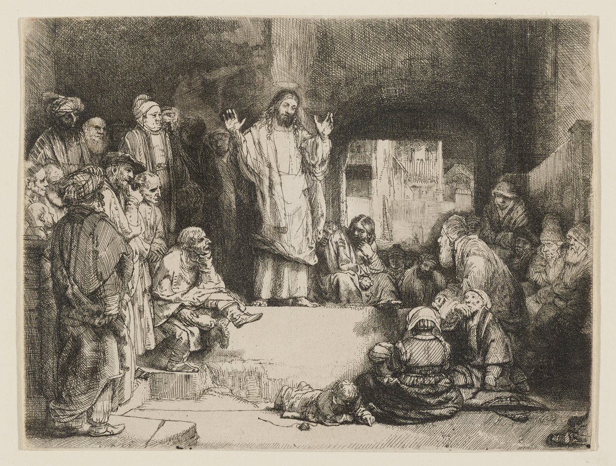 Cristo che predica da Rembrandt van Rijn