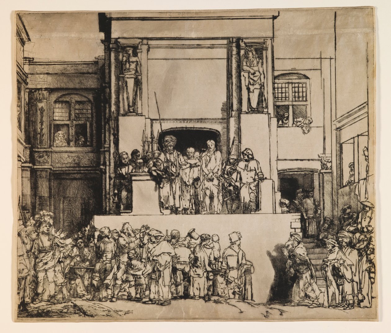 Cristo presentato al popolo (Ecce Homo) da Rembrandt van Rijn