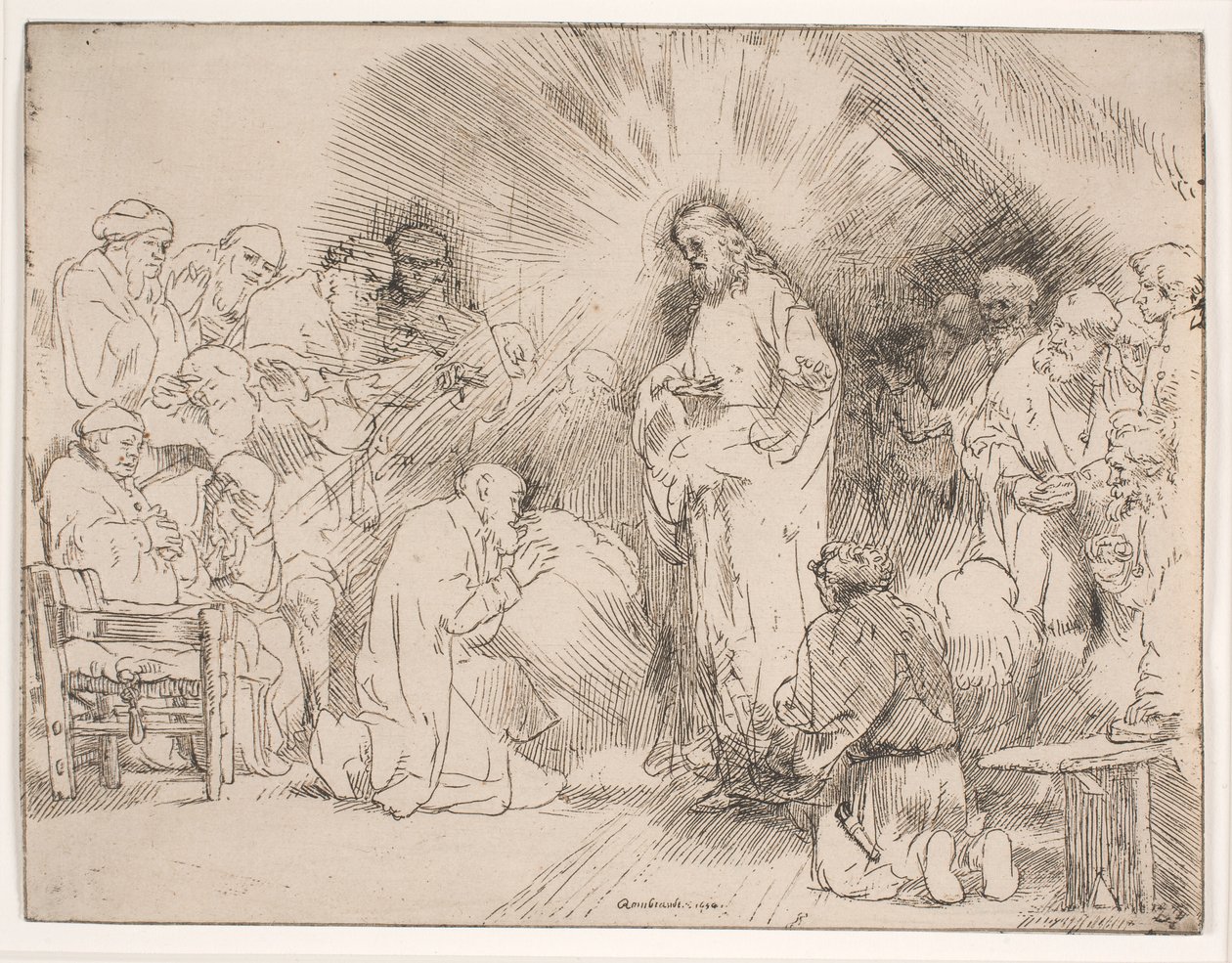 Cristo appare agli apostoli da Rembrandt van Rijn