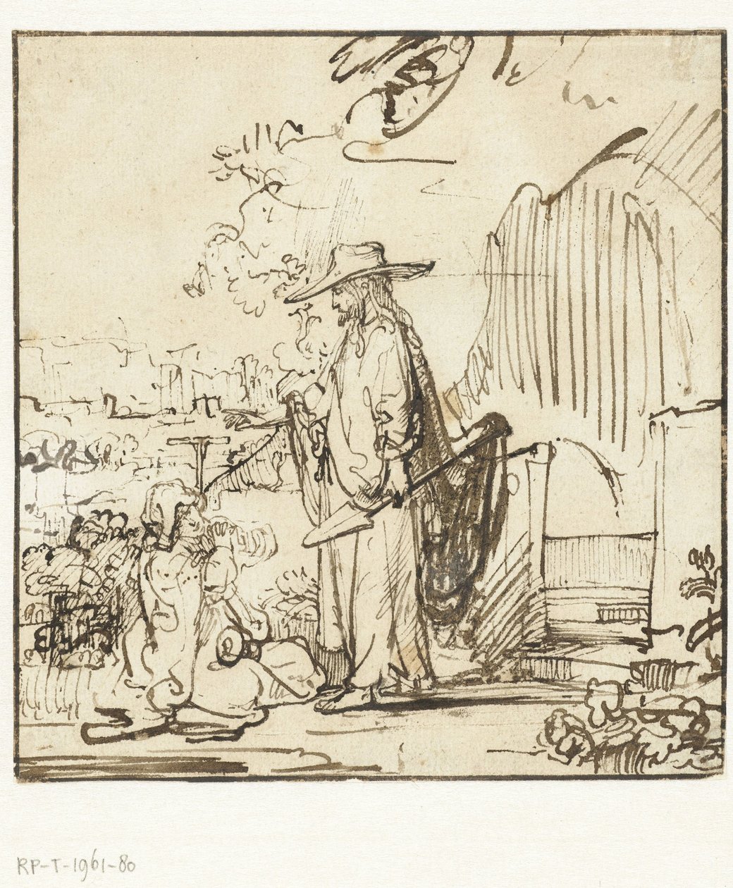 Cristo appare a Maria Maddalena (Noli me tangere) da Rembrandt van Rijn