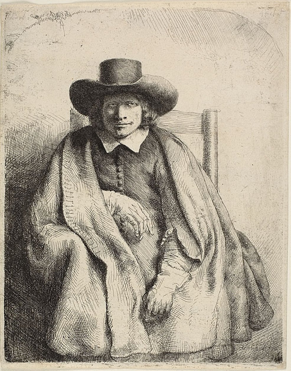 Clement de Jonghe, venditore di stampe da Rembrandt van Rijn