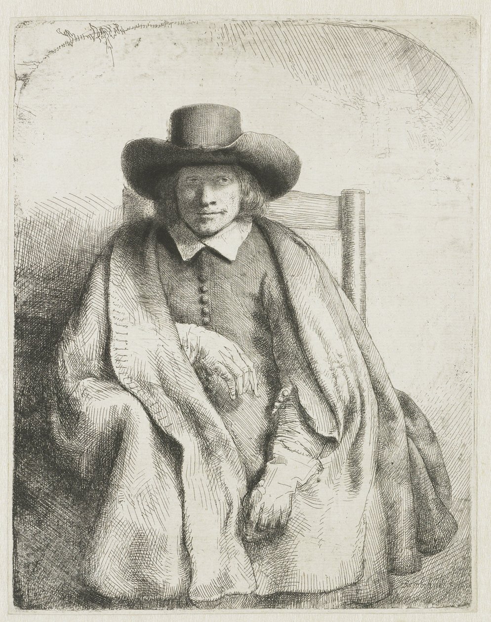 Clement de Jonghe, venditore di stampe da Rembrandt van Rijn