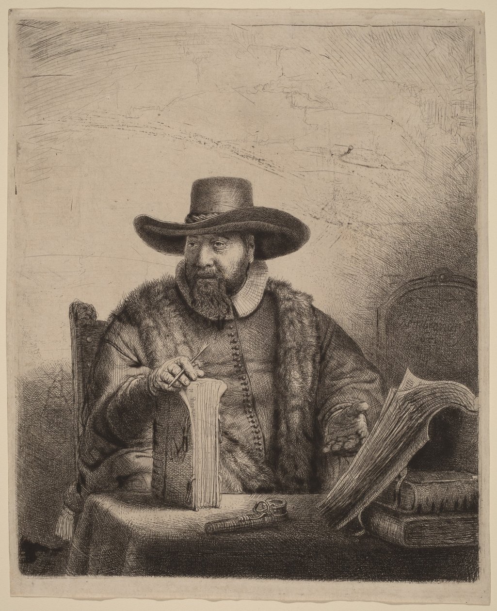 Cornelis Claesz Anslo da Rembrandt van Rijn
