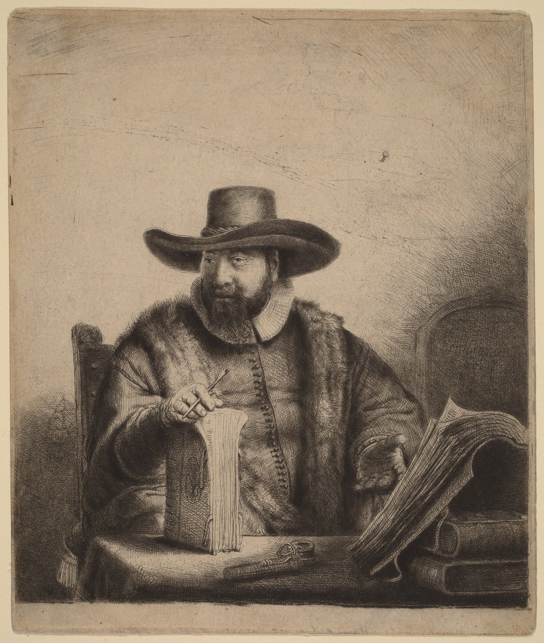 Cornelis Claesz Anslo da Rembrandt van Rijn