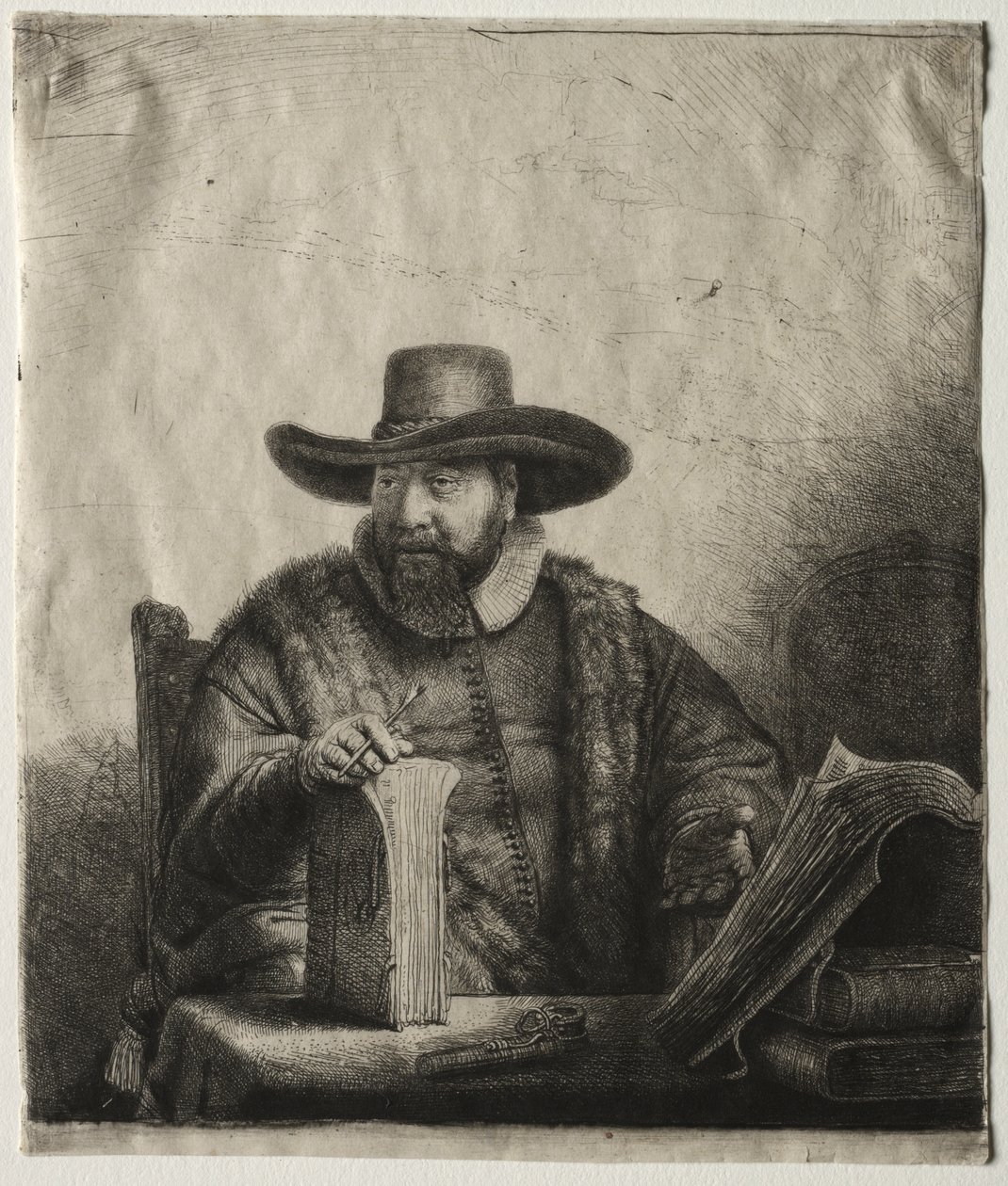 Cornelis Claesz Anslo, predicatore mennonita da Rembrandt van Rijn