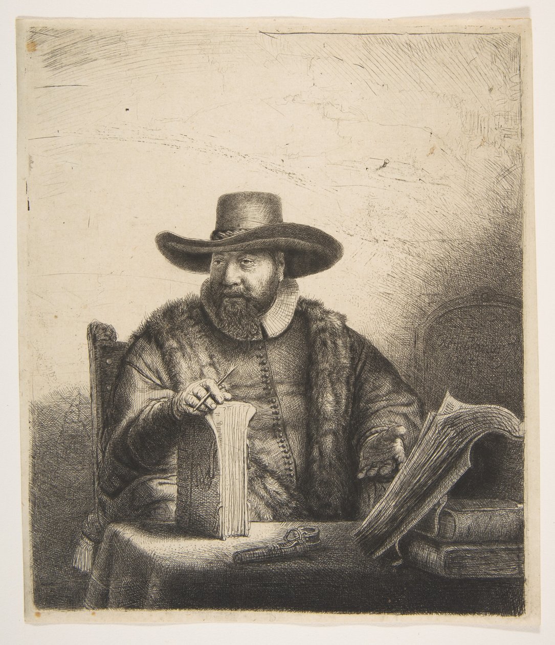 Cornelis Claesz Anslo, predicatore da Rembrandt van Rijn
