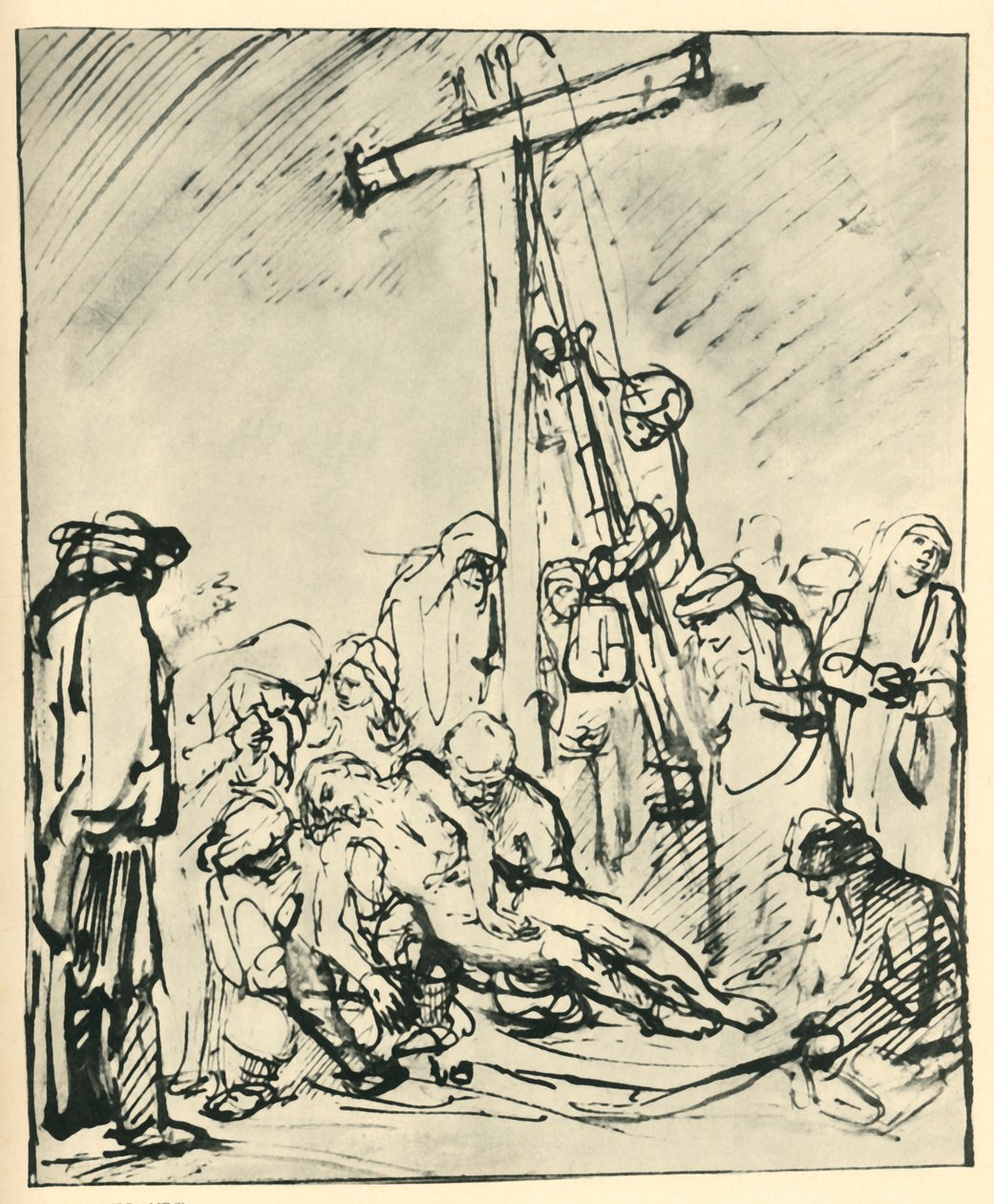Deposizione dalla croce da Rembrandt van Rijn