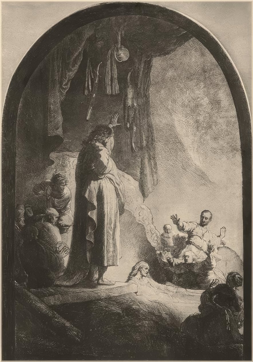 La resurrezione di Lazzaro da Rembrandt van Rijn