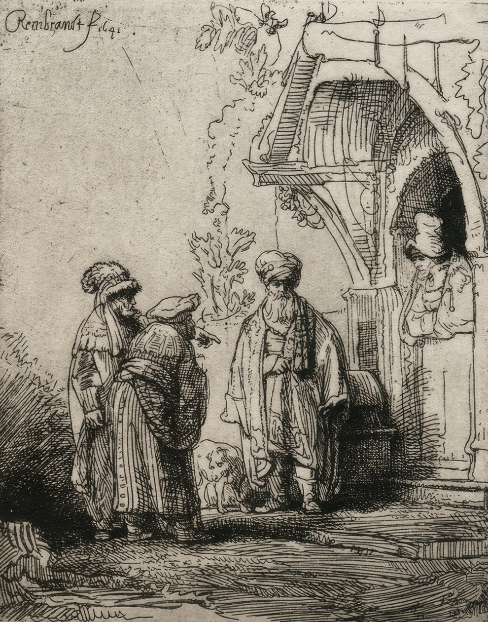 I tre orientali da Rembrandt van Rijn