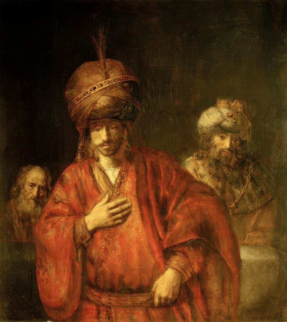 Aman in disgrazia da Rembrandt van Rijn