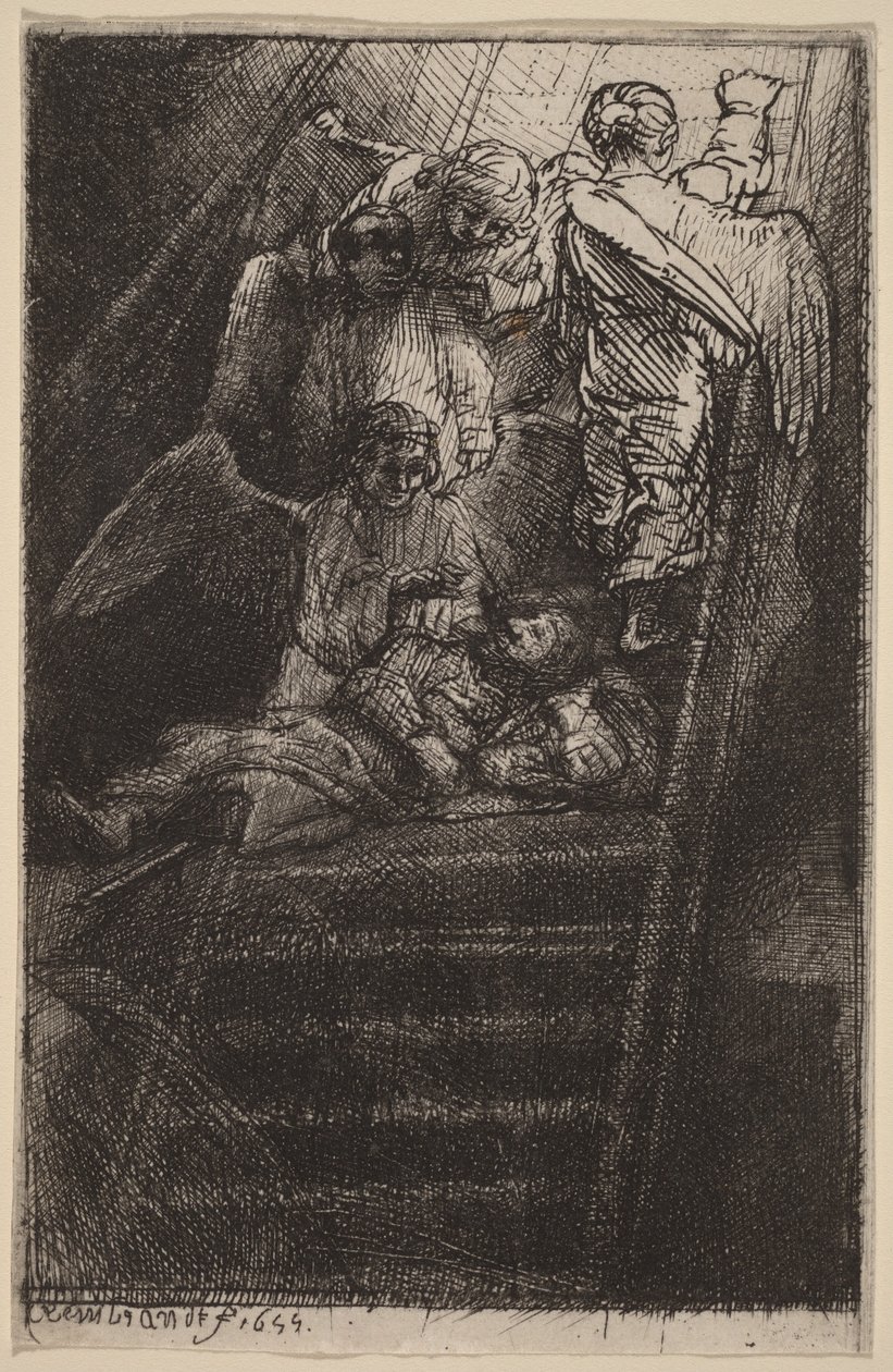 La scala di Giacobbe da Rembrandt van Rijn