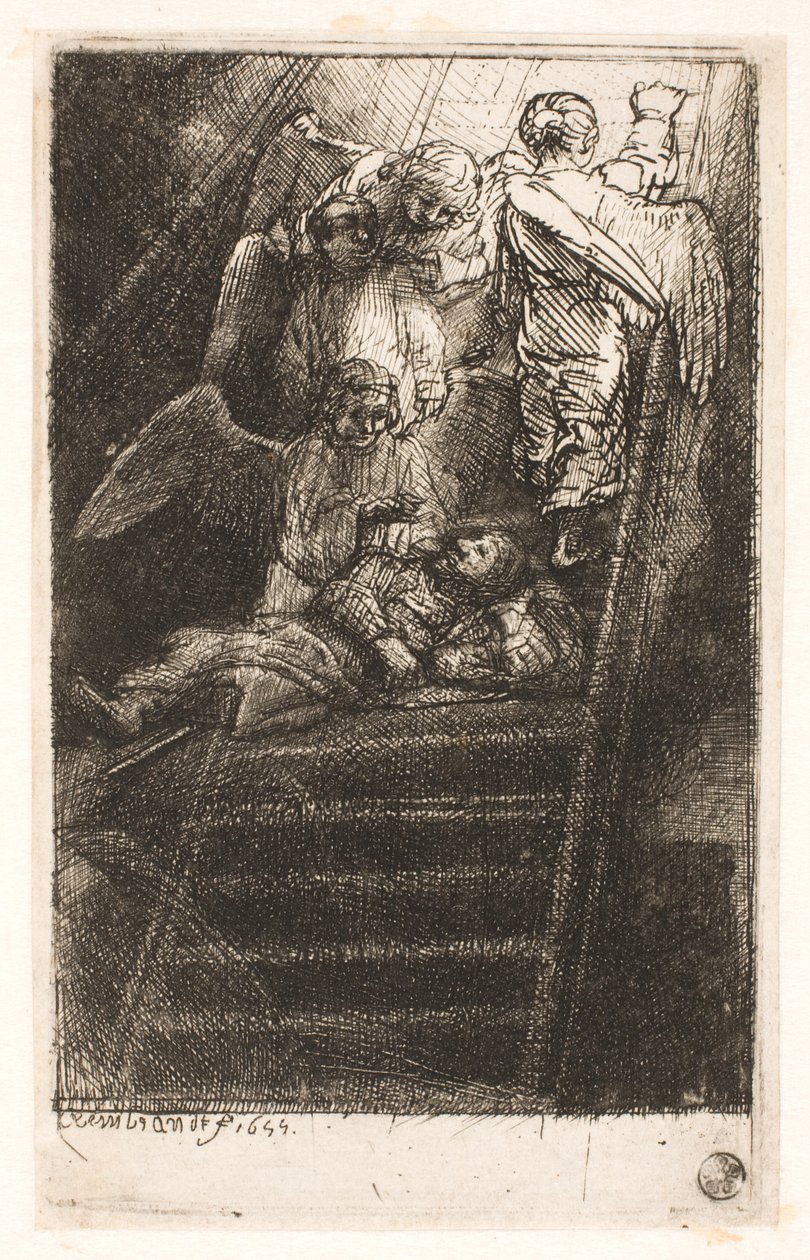 La scala di Giacobbe da Rembrandt van Rijn