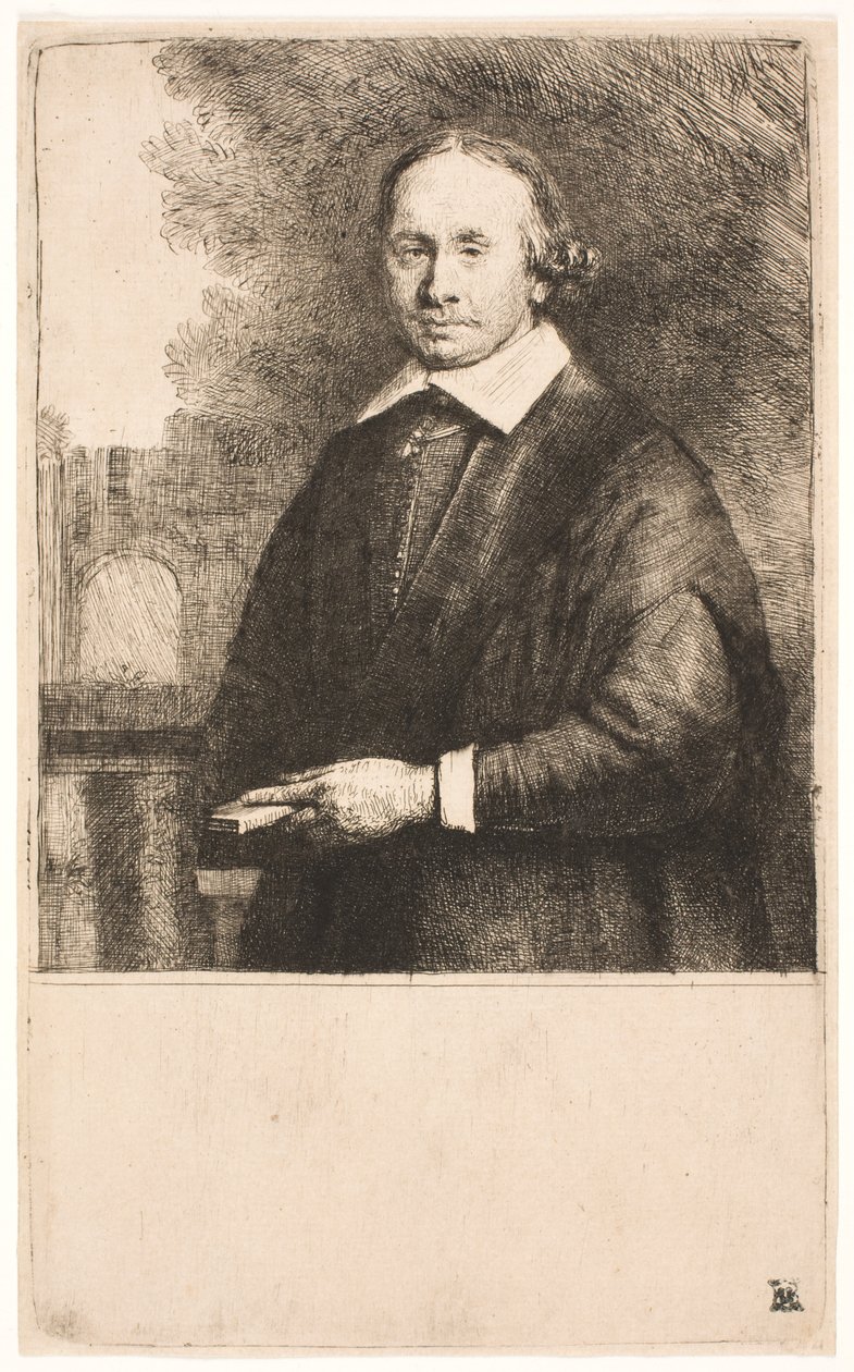 Jan Antonide van der Linden, professore di medicina da Rembrandt van Rijn