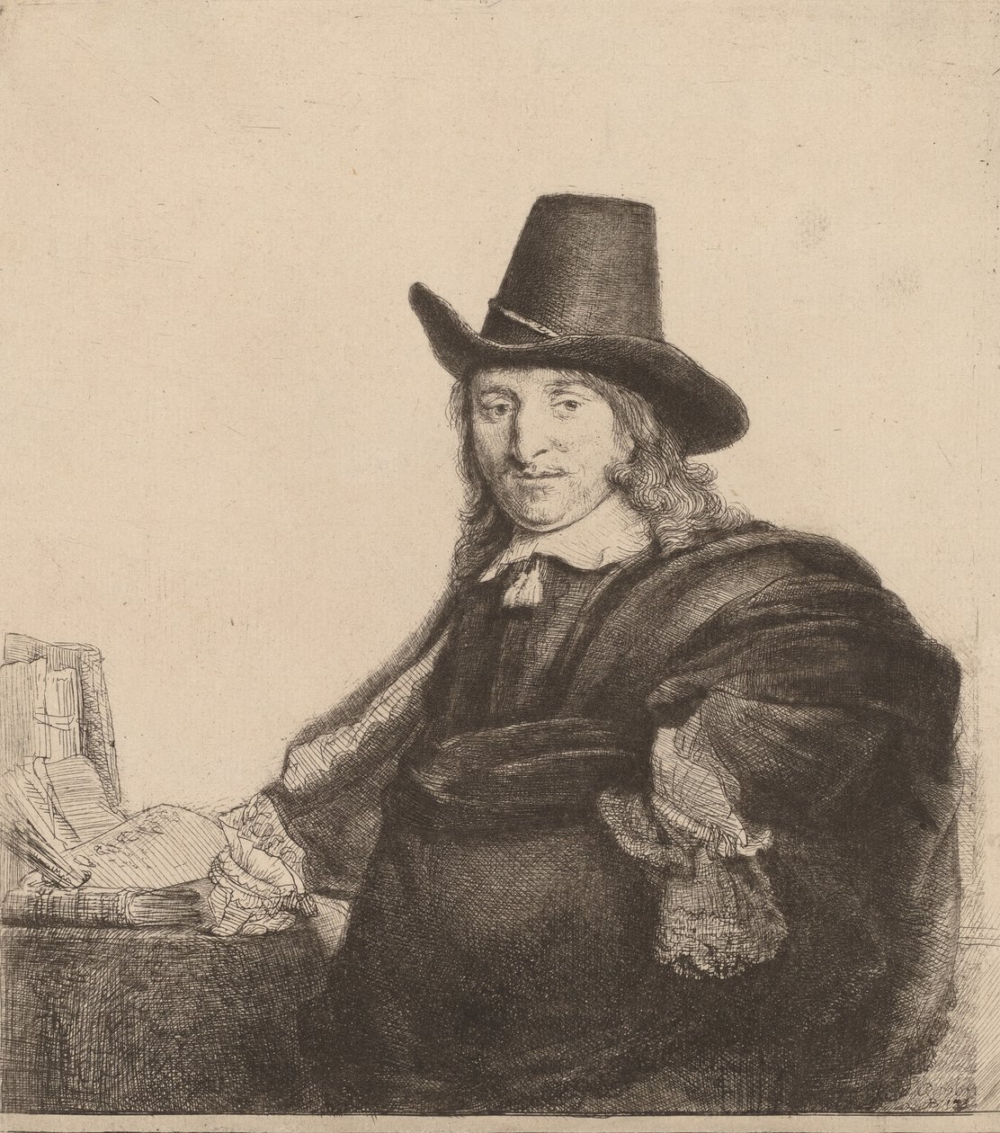 Jan Asselijn, c. 1647 da Rembrandt van Rijn