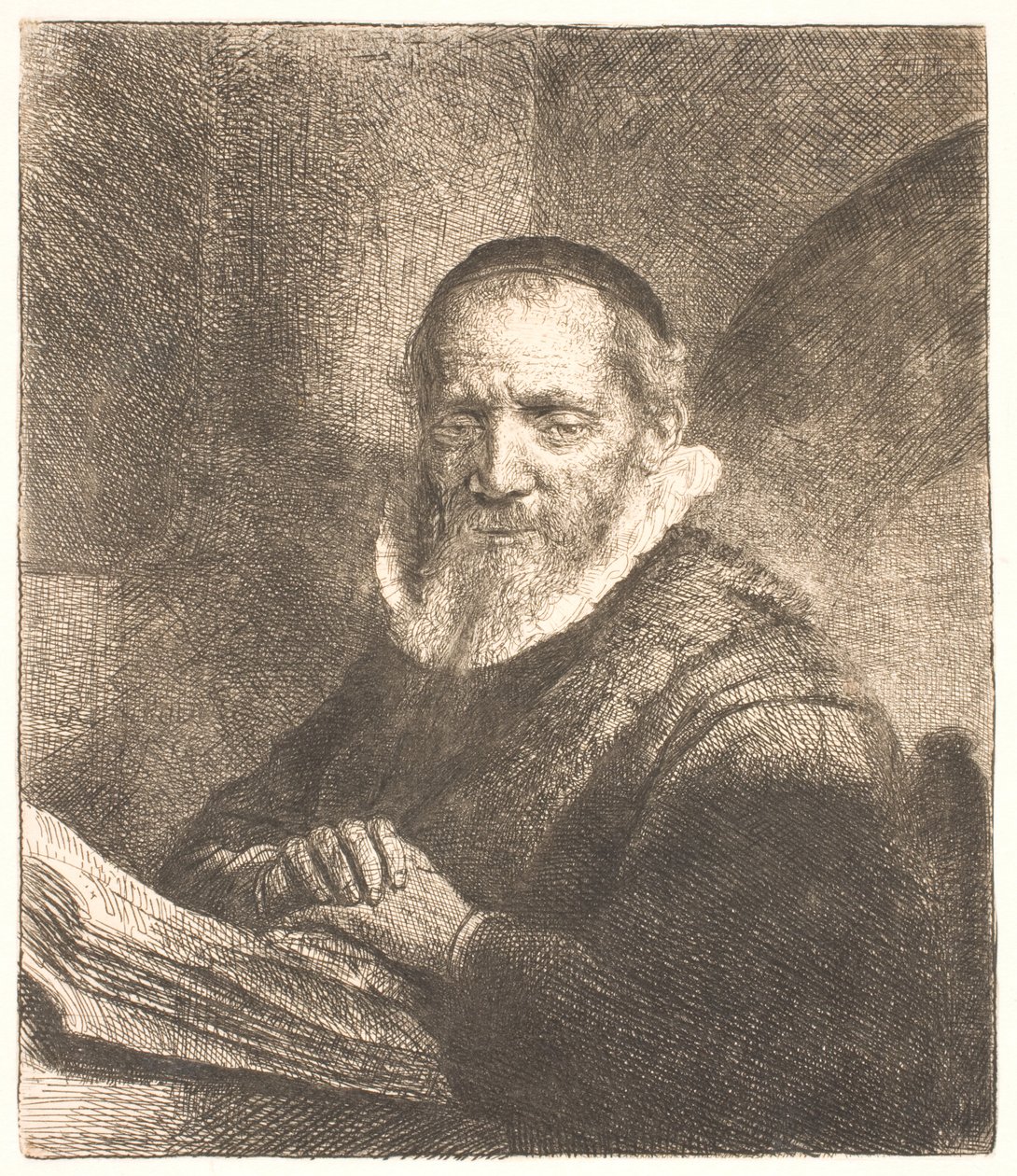 Jan Cornelis Sylvius, predicatore () da Rembrandt van Rijn