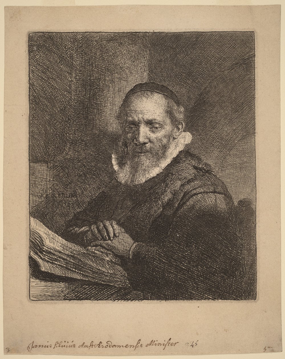 Jan Cornelisz Sylvius da Rembrandt van Rijn