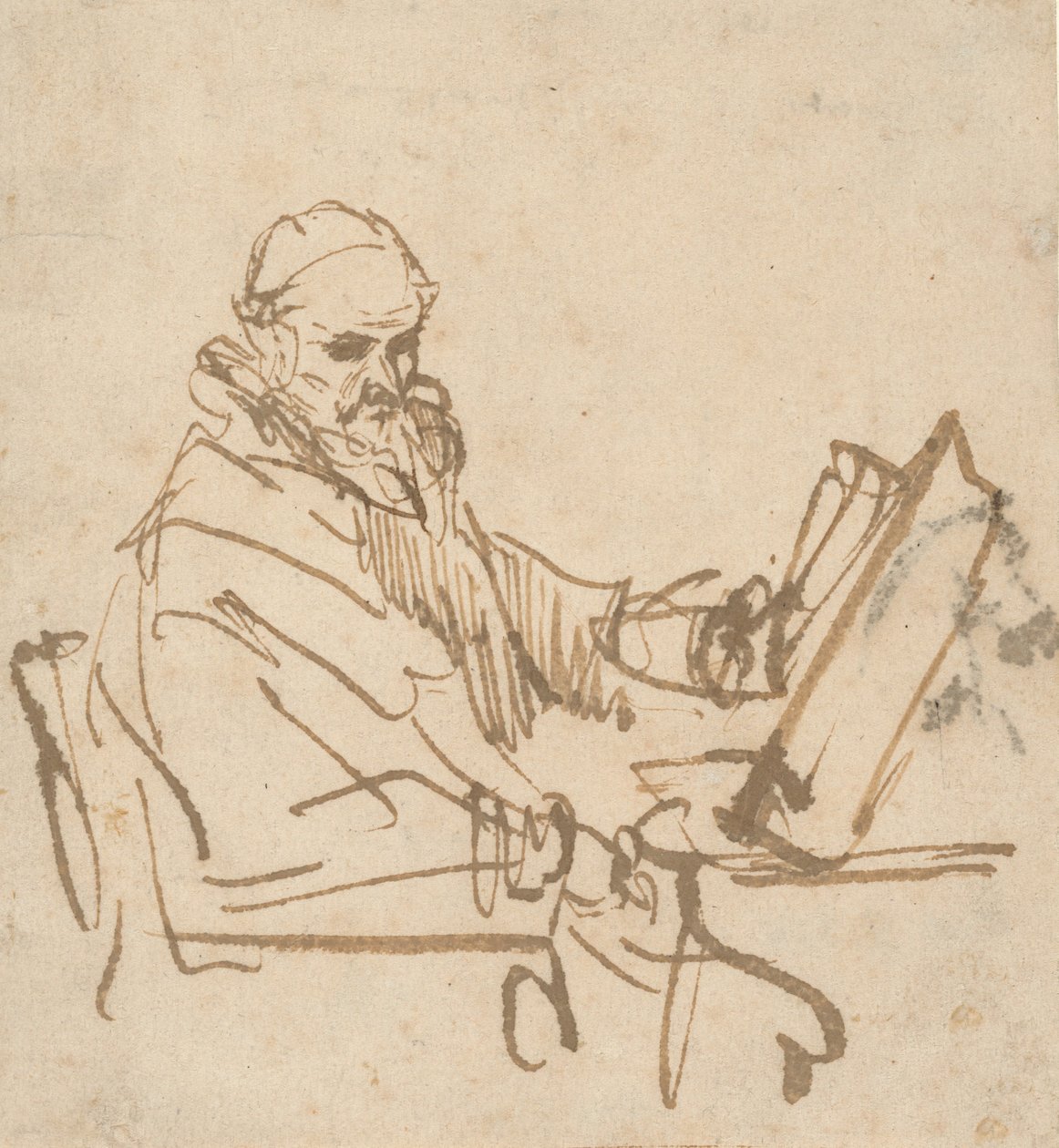Jan Cornelisz Sylvius, il predicatore da Rembrandt van Rijn