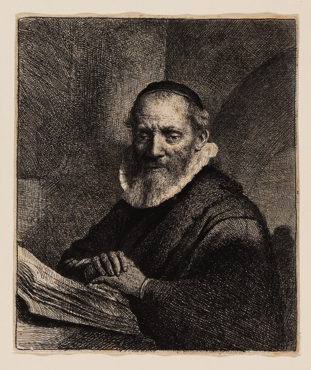 Jan Cornelius Sylvius da Rembrandt van Rijn