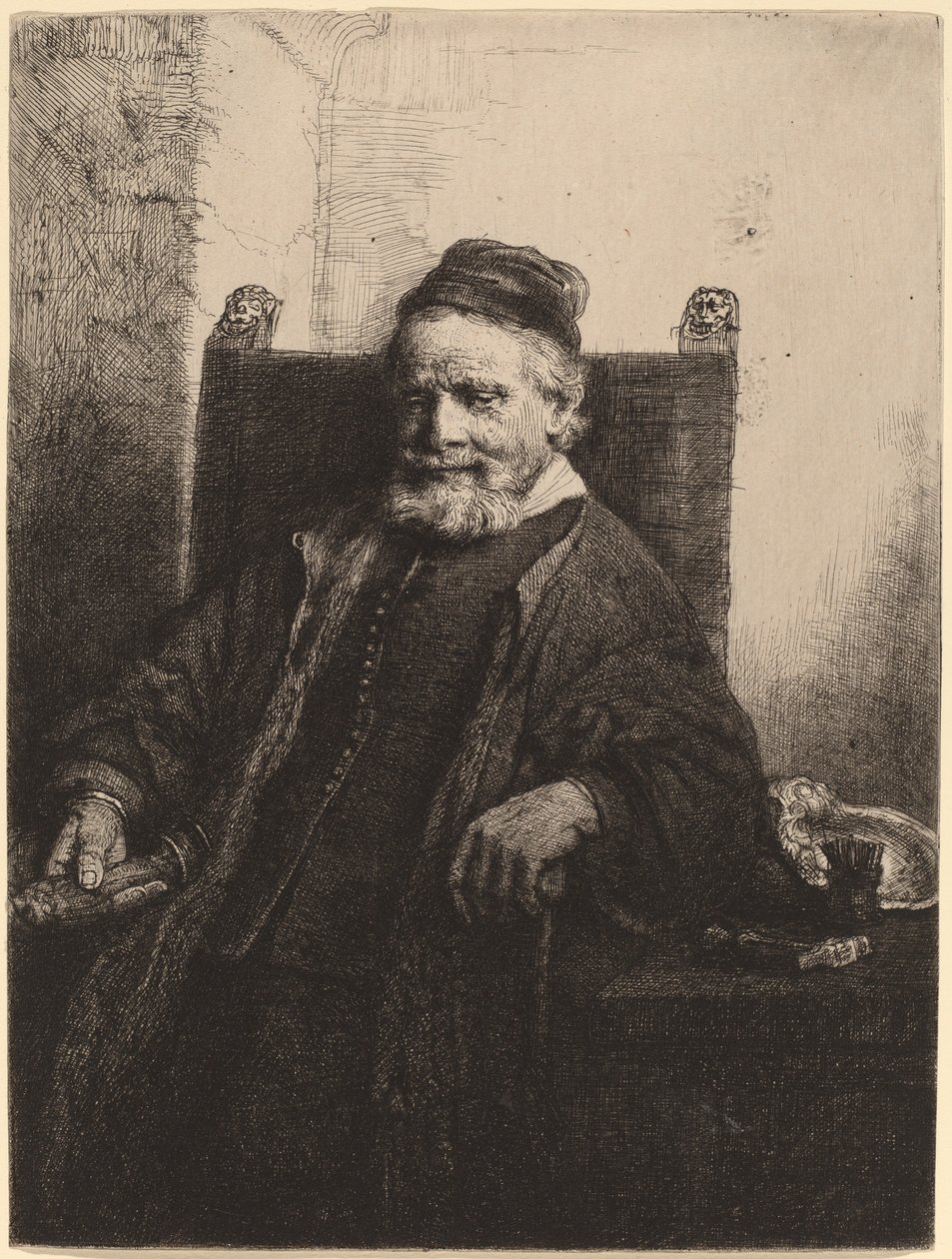 Jan Lutma da Rembrandt van Rijn
