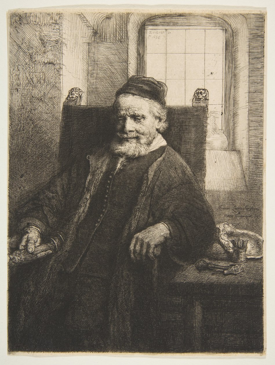 Jan Lutma, orafo, 1656 da Rembrandt van Rijn