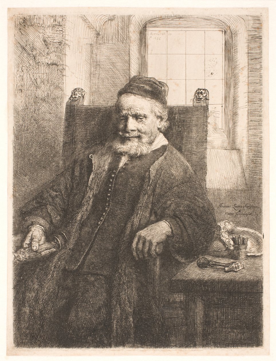Jan Lutma, il vecchio, orafo e scultore da Rembrandt van Rijn