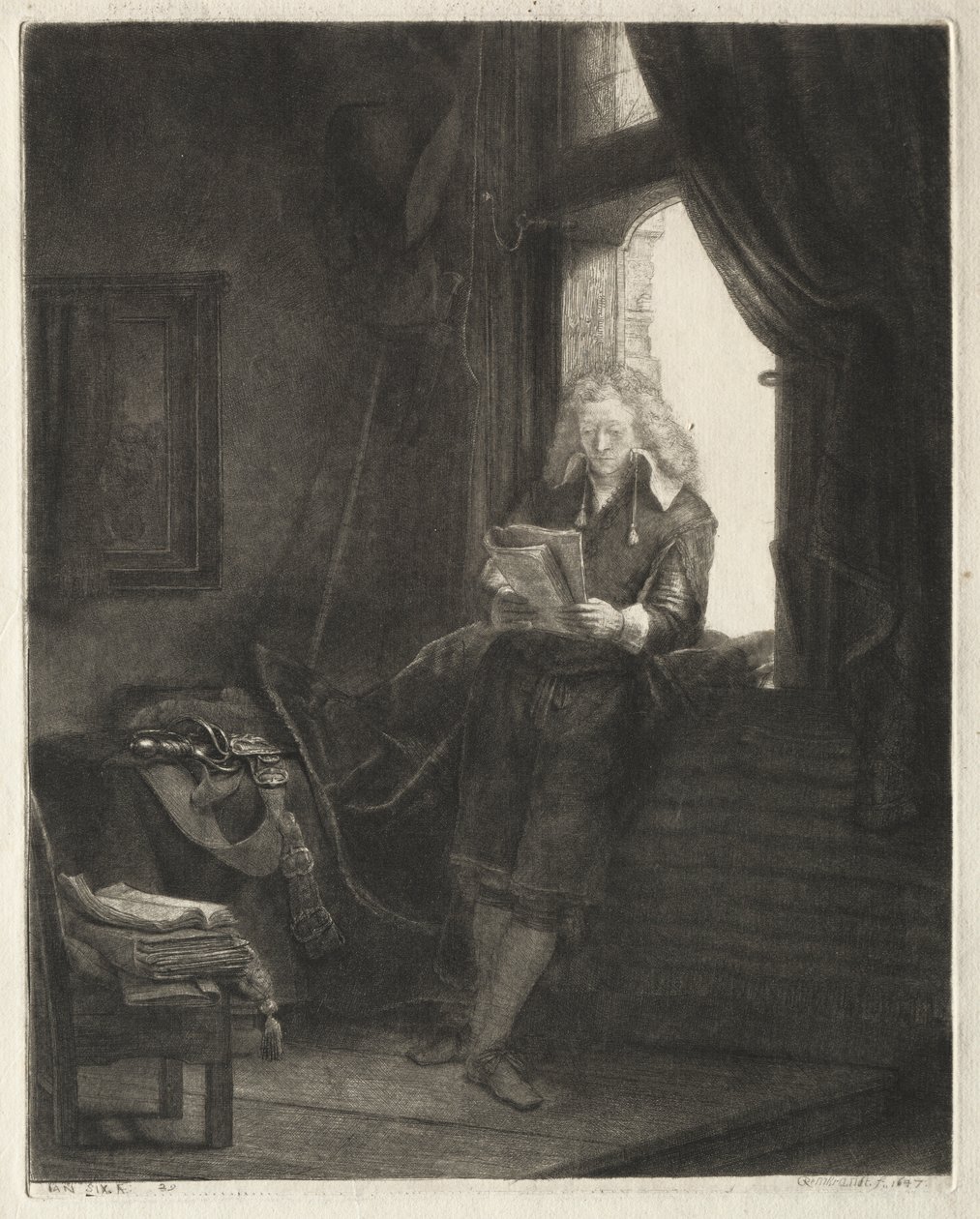 Jan Six da Rembrandt van Rijn