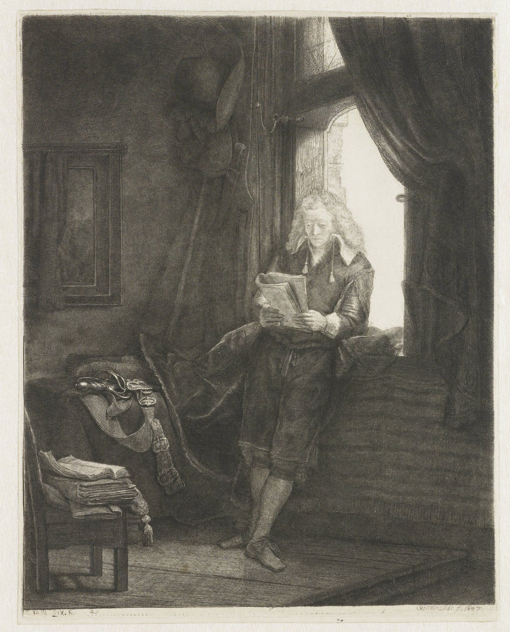 Jan Six da Rembrandt van Rijn