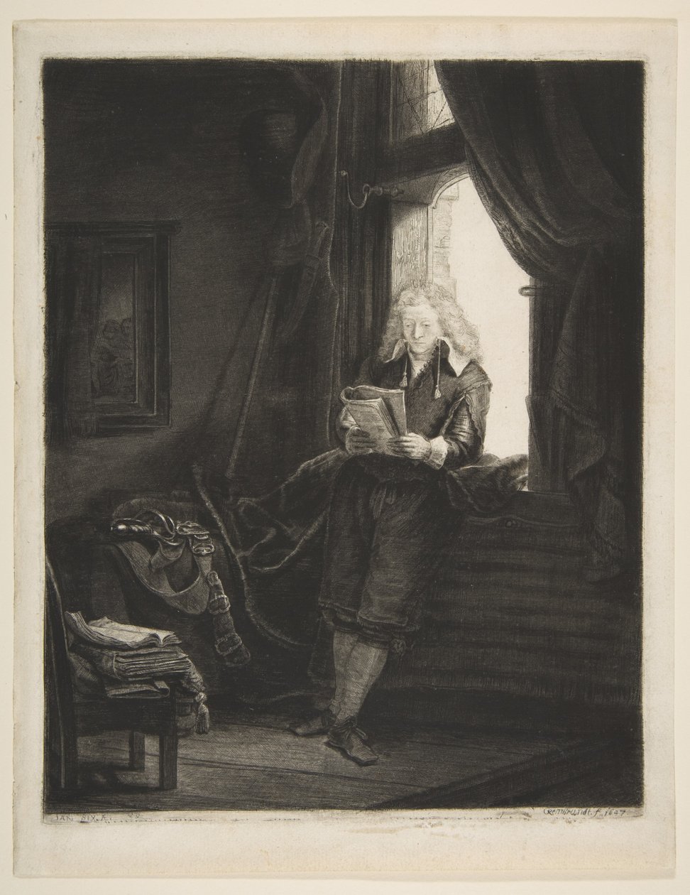 Jan Six da Rembrandt van Rijn