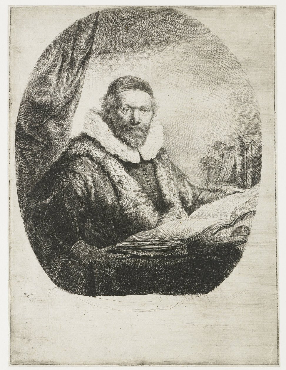 Johannes Wtenbogaert da Rembrandt van Rijn