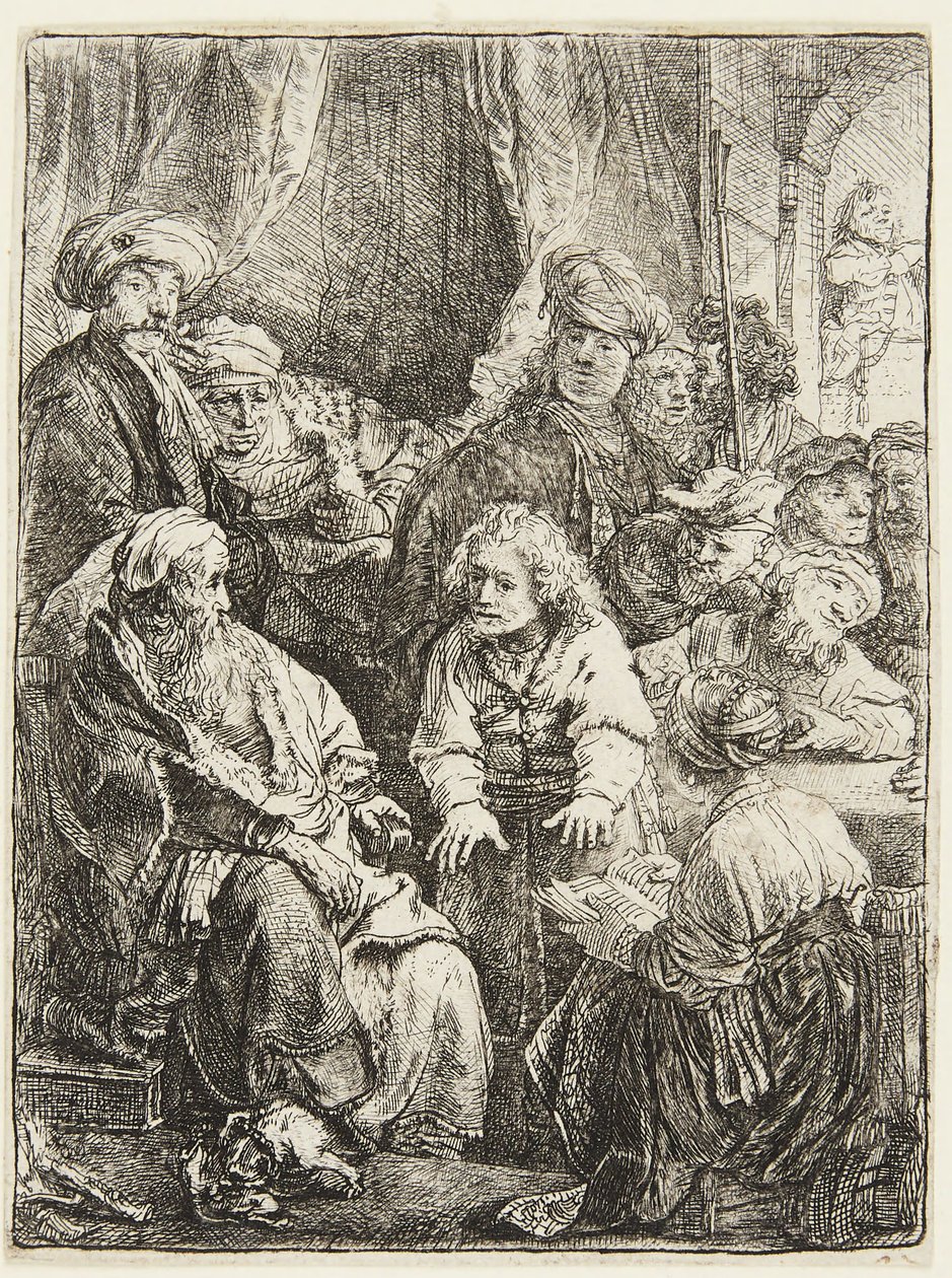 Giuseppe racconta il suo sogno da Rembrandt van Rijn