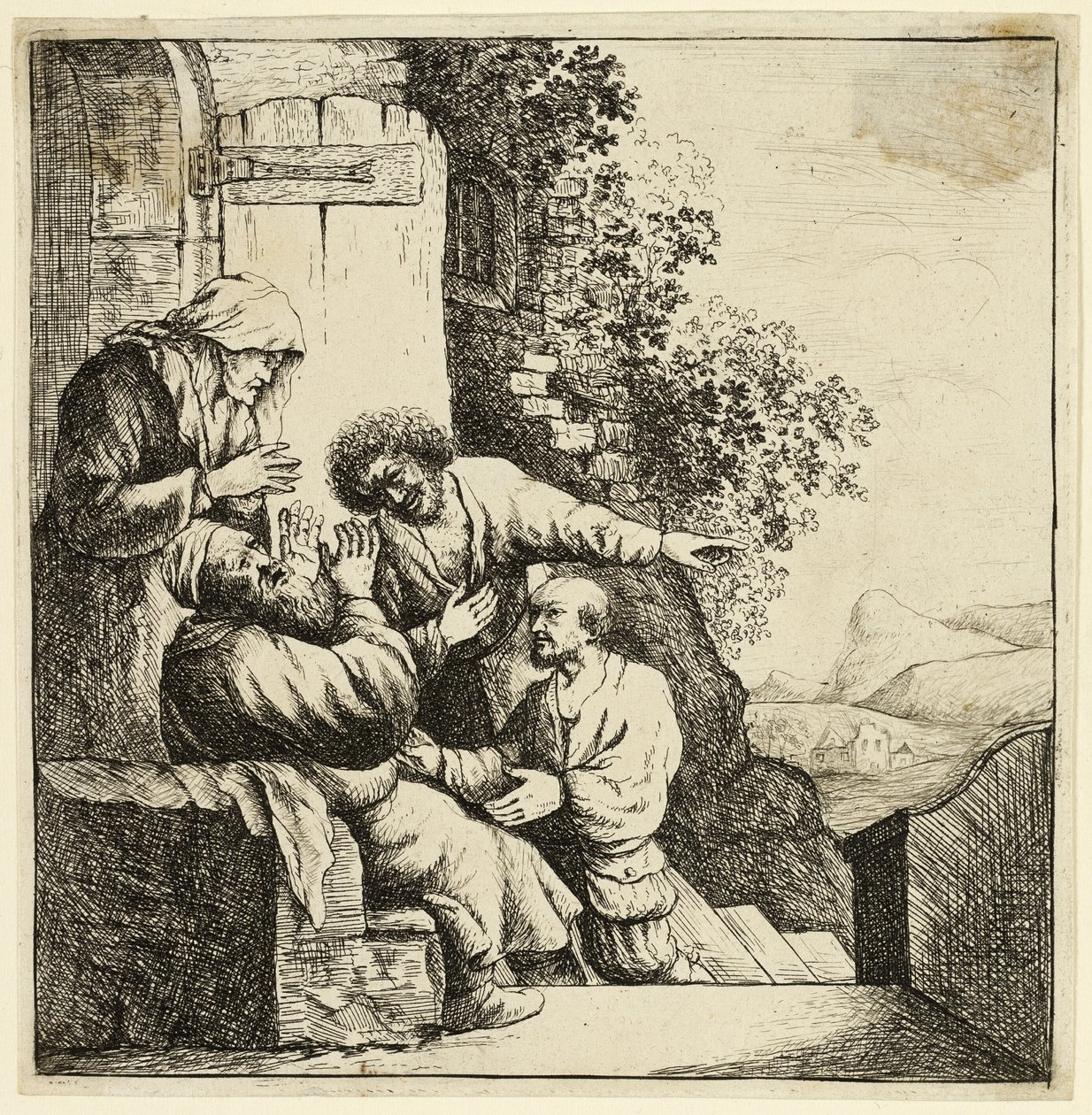Il mantello di Giuseppe portato a Giacobbe da Rembrandt van Rijn