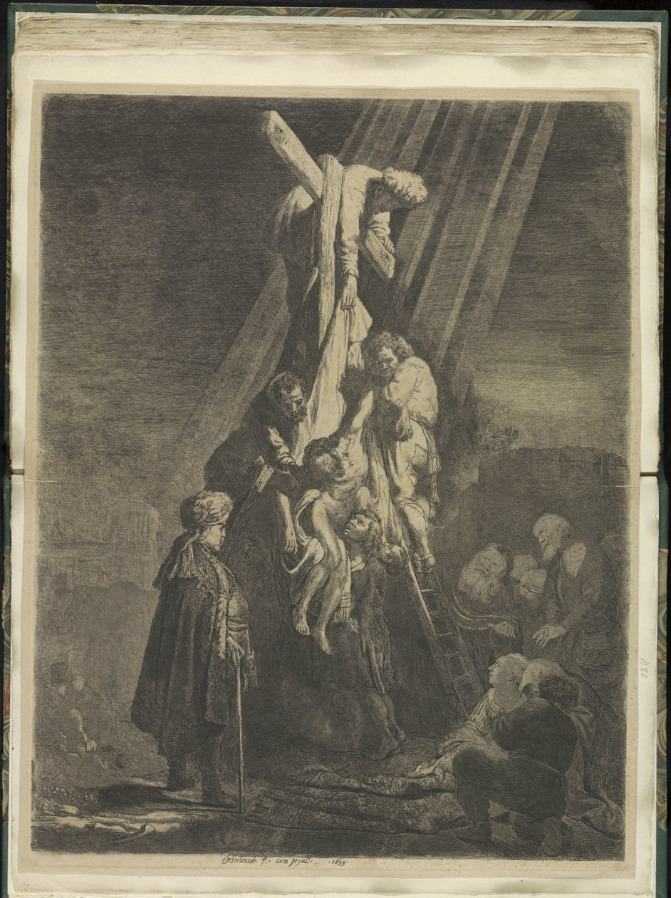 Deposizione dalla croce: seconda tavola da Rembrandt van Rijn