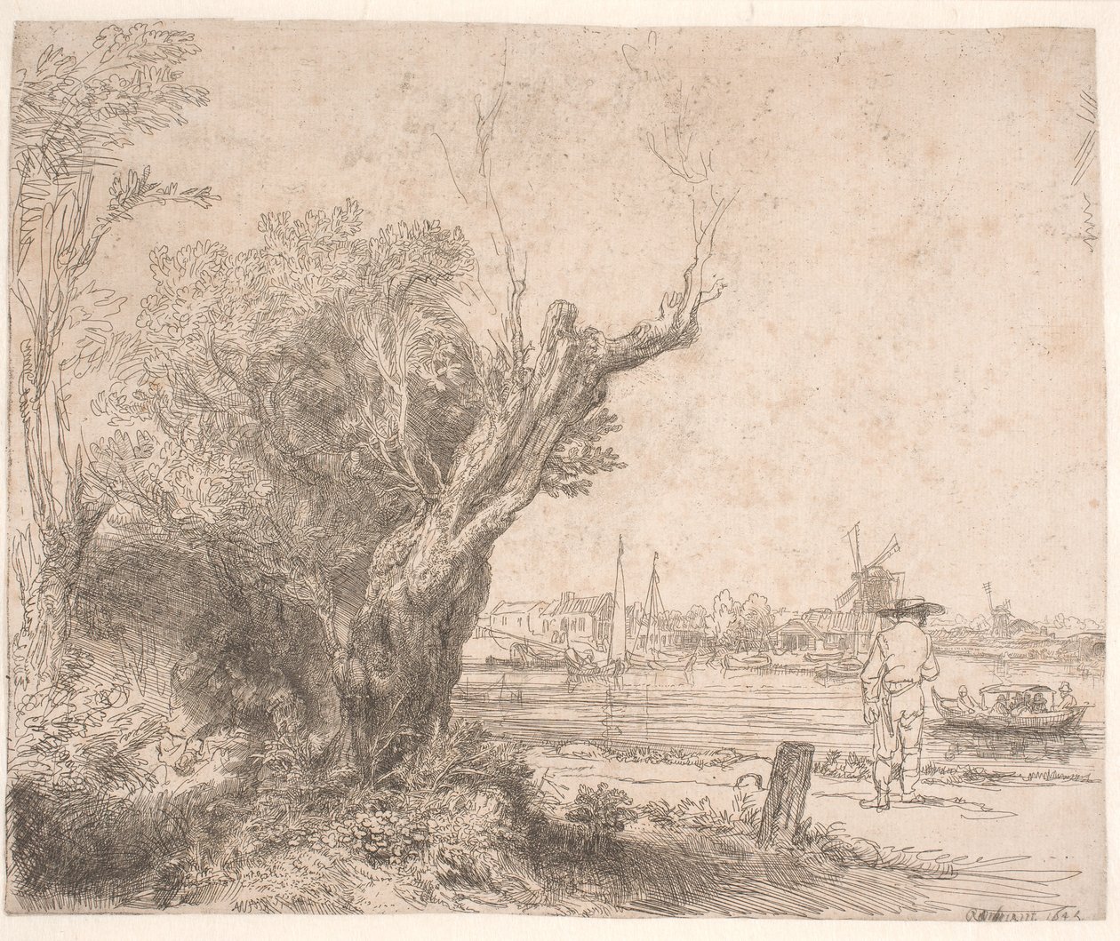 Paesaggio. "De Omval" da Rembrandt van Rijn