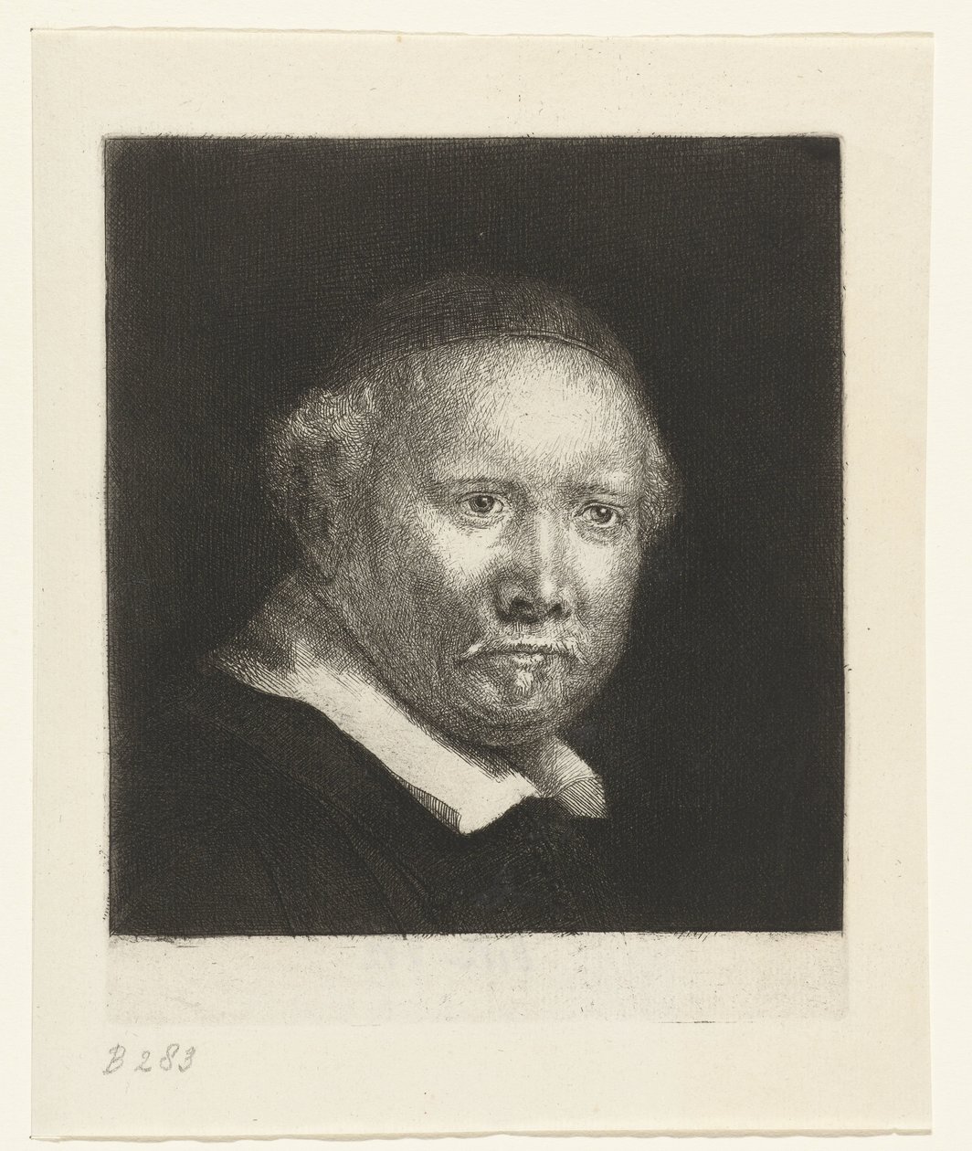 Lieven Willemsz. van Coppenol, maestro di scrittura: la tavola più grande da Rembrandt van Rijn