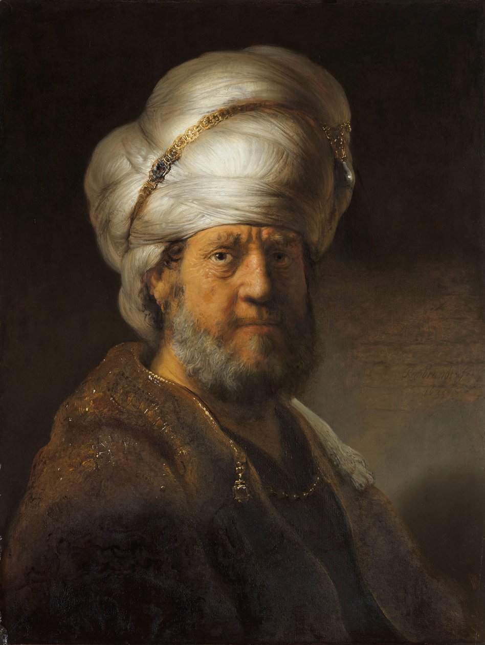 Uomo in abiti orientali da Rembrandt van Rijn