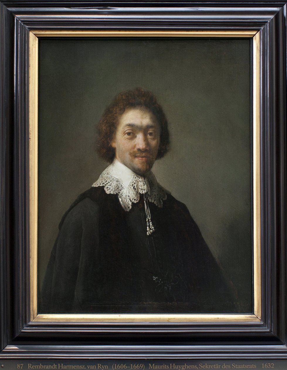 Maurits Huygens, Segretario di Stato a Lahaye (Paesi Bassi) da Rembrandt van Rijn