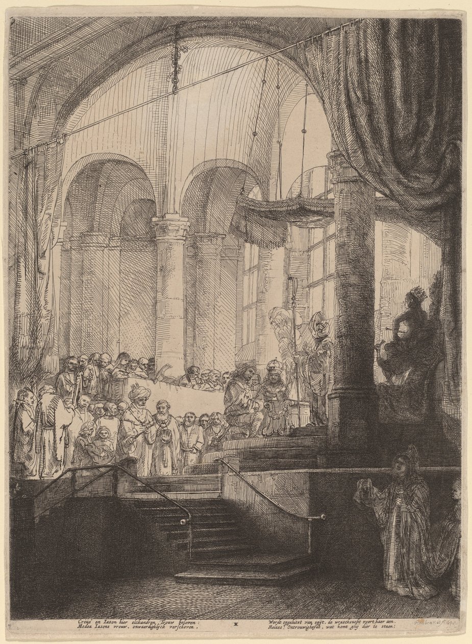 Medea, o il matrimonio di Giasone e Creusa da Rembrandt van Rijn