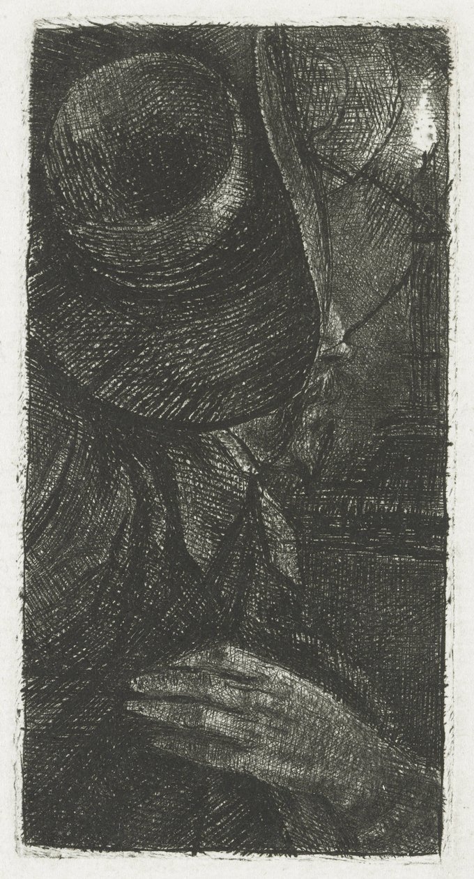 Pieter Haaringh: mani e cappello da Rembrandt van Rijn
