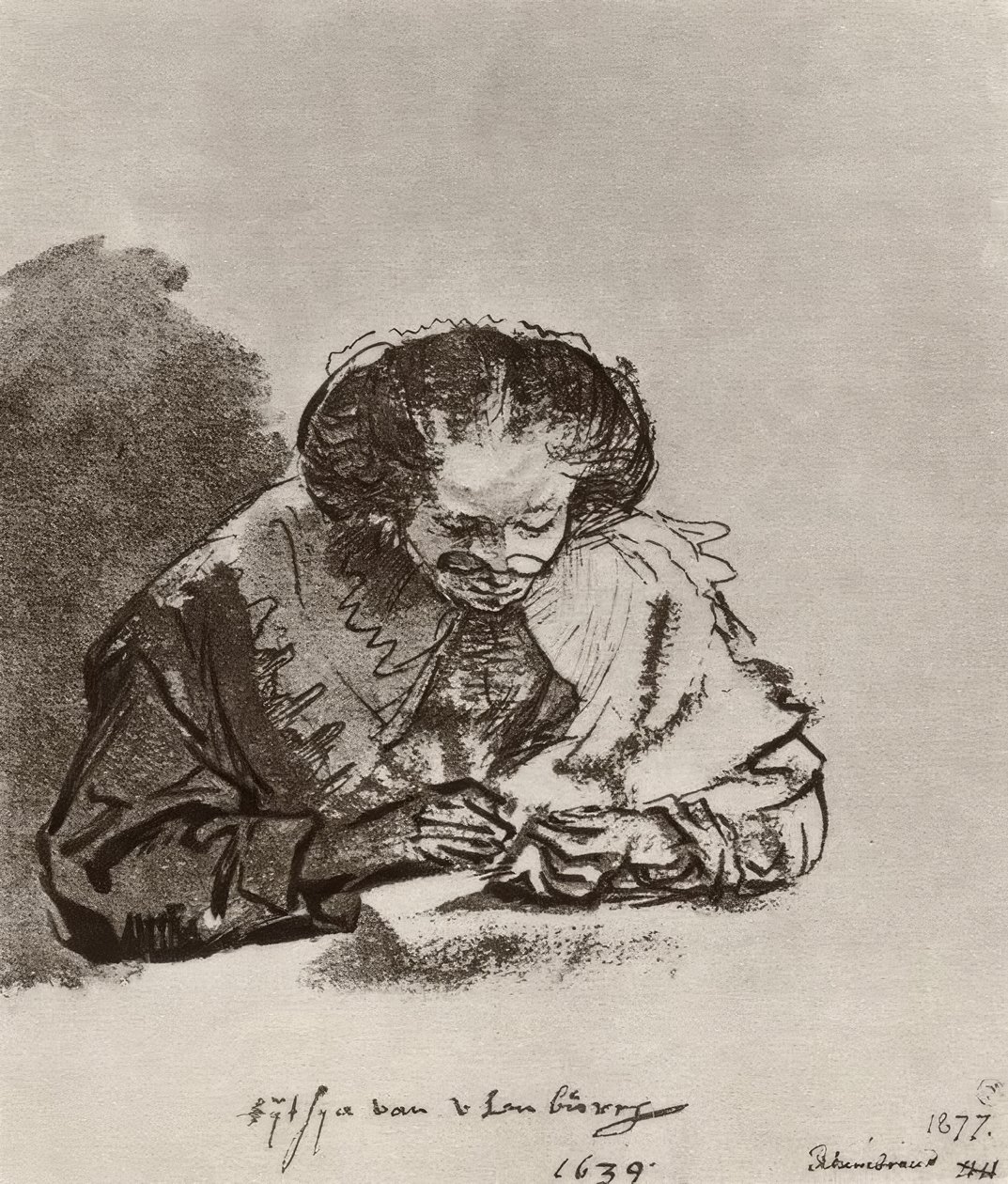Ritratto di Titia van Uylenburgh da Rembrandt van Rijn