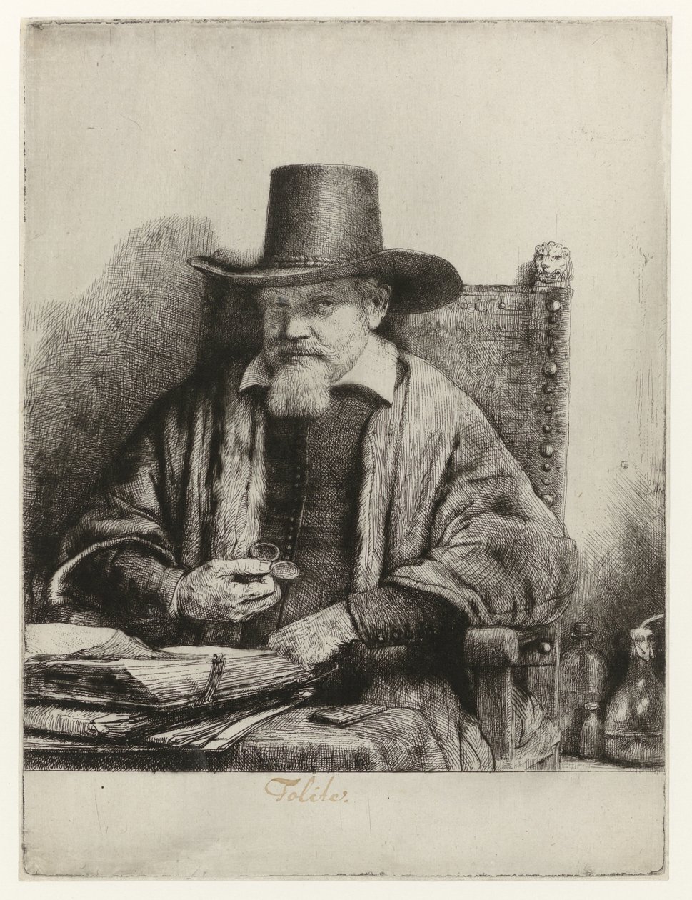 Ritratto di Arnold Tholinx da Rembrandt van Rijn