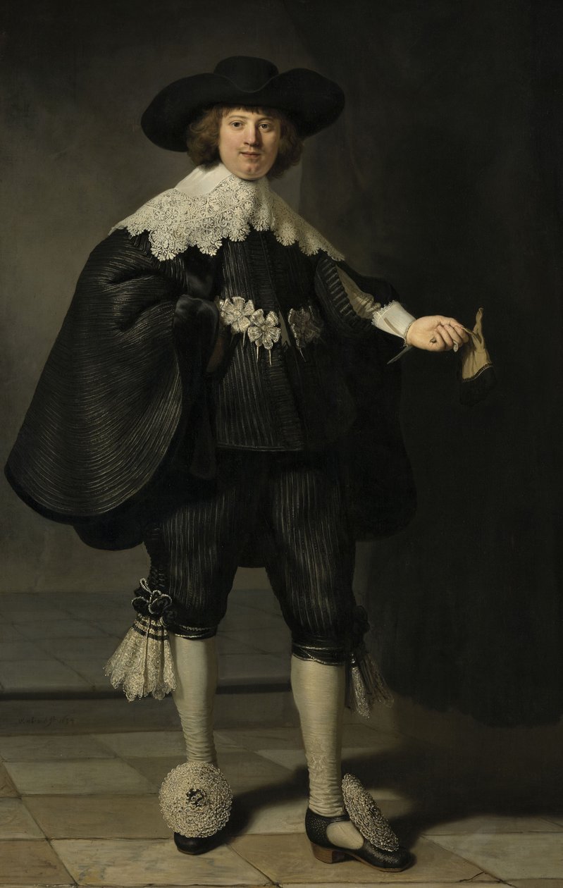 Ritratto di Marten Soolmans, 1634 da Rembrandt van Rijn