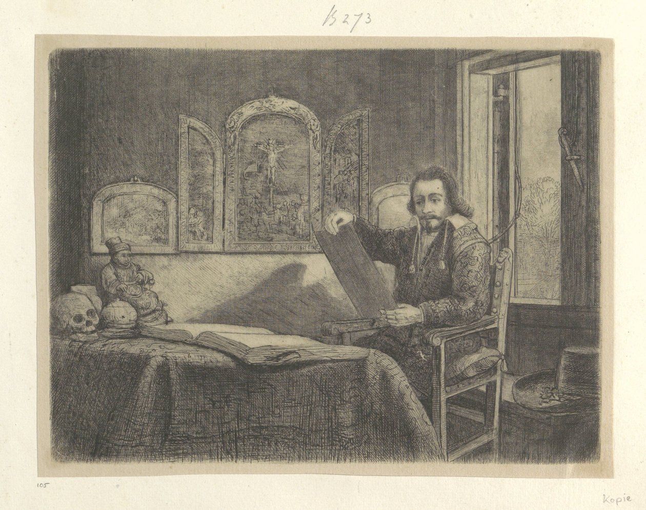 Ritratto del farmacista Abraham Francen da Rembrandt van Rijn