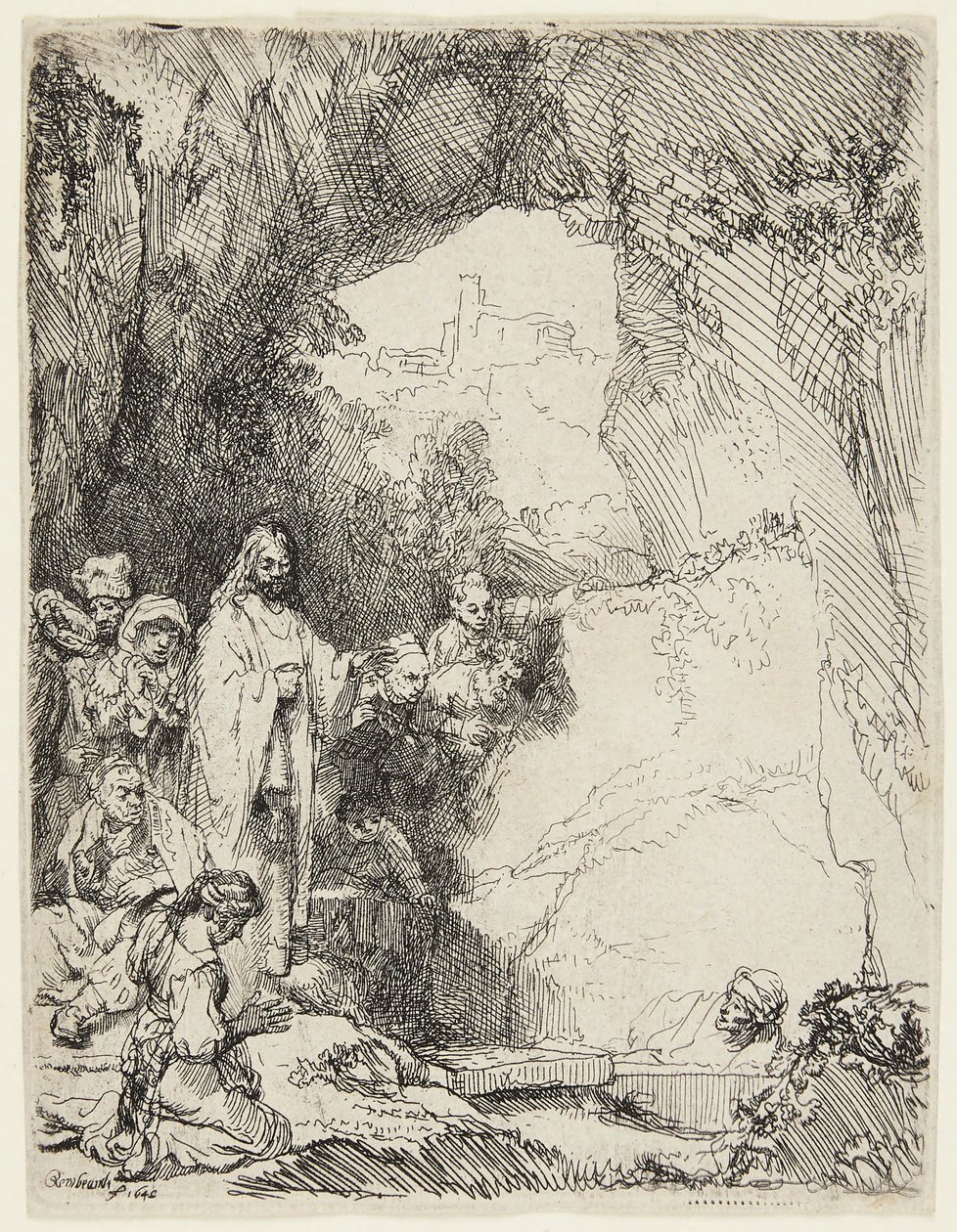 La resurrezione di Lazzaro da Rembrandt van Rijn