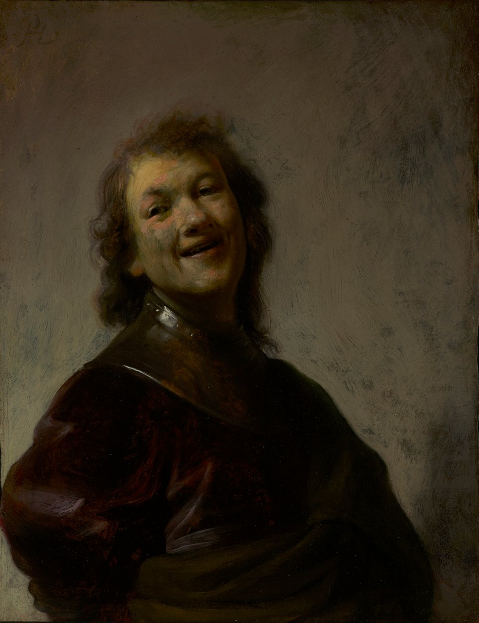 Rembrandt che ride, c. 1628 da Rembrandt van Rijn