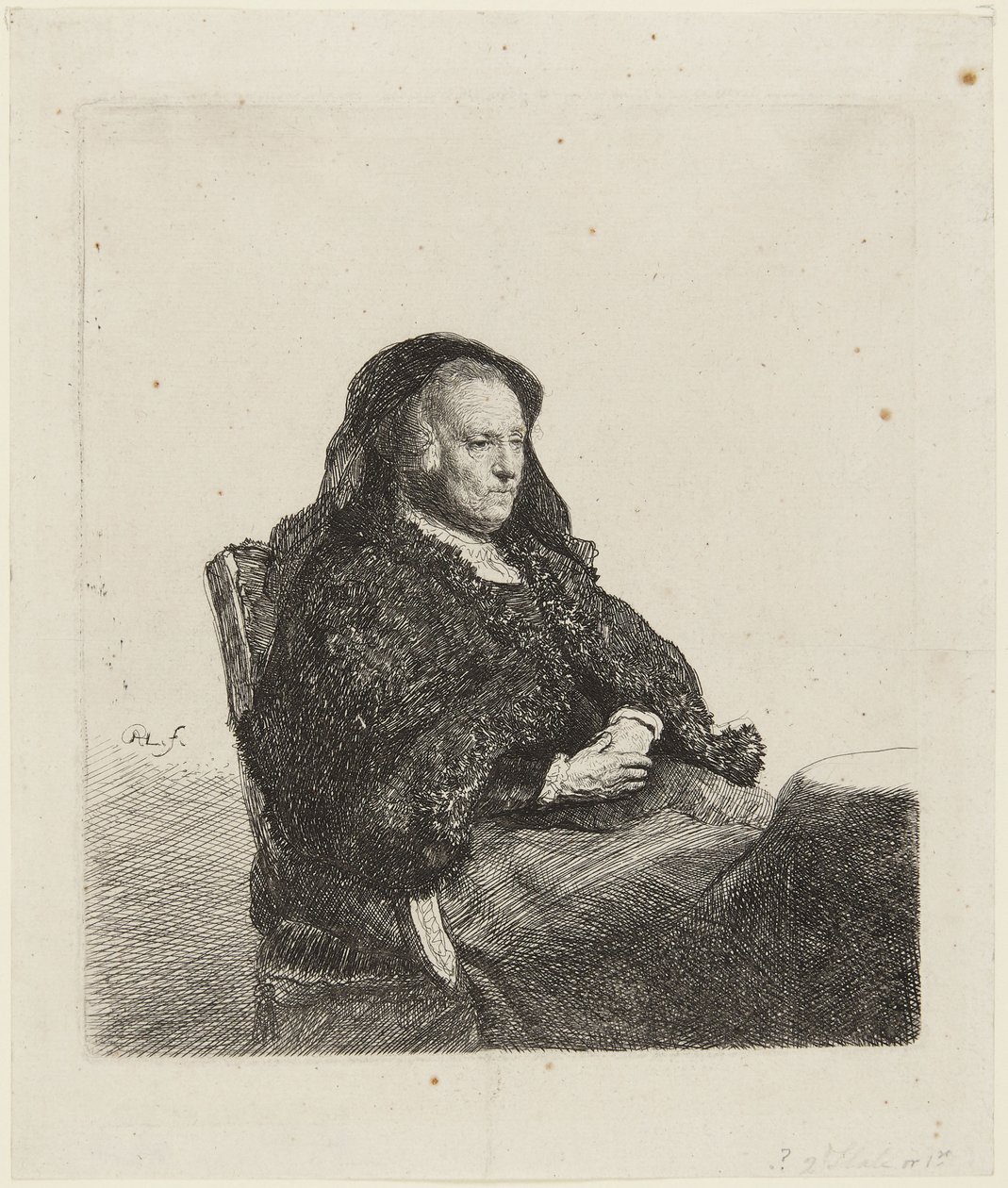 La madre di Rembrandt da Rembrandt van Rijn